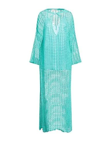 Turquoise Knitted Long dress