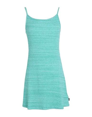 Turquoise Knitted Short dress COSMOS DRESS
