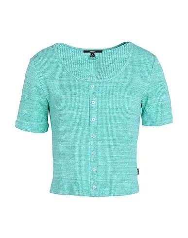 Turquoise Knitted Sweater COSMOS SS TOP
