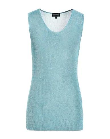 Turquoise Knitted Tank top
