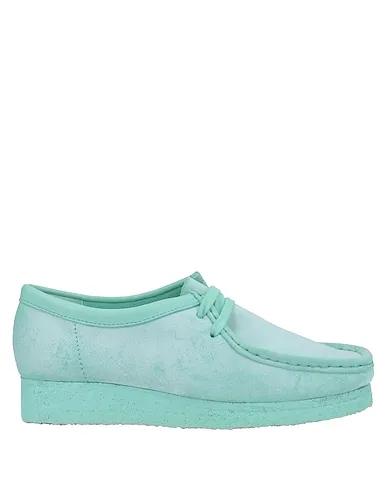 Turquoise Laced shoes