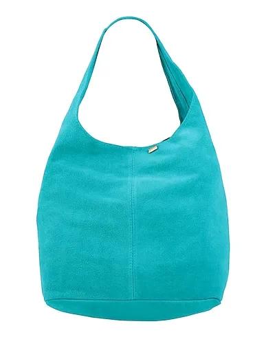 Turquoise Leather Shoulder bag