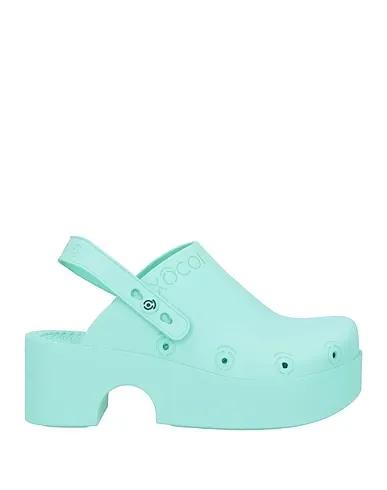 Turquoise Mules and clogs