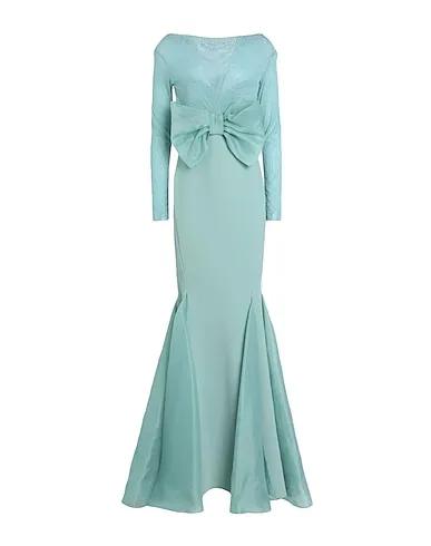 Turquoise Organza Long dress