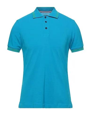 Turquoise Piqué Polo shirt