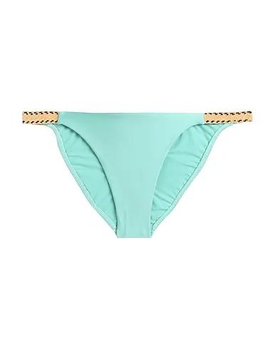 Turquoise Plain weave Bikini