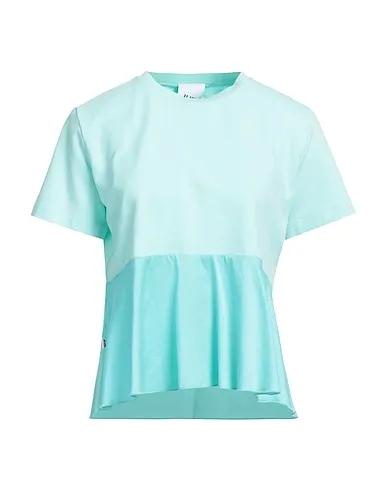Turquoise Satin T-shirt
