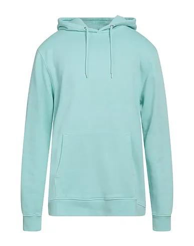 Turquoise Sweatshirt Hooded sweatshirt