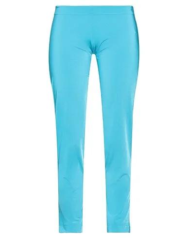 Turquoise Synthetic fabric Leggings