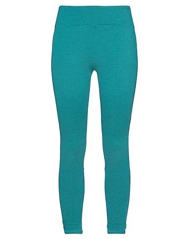 Turquoise Synthetic fabric Leggings