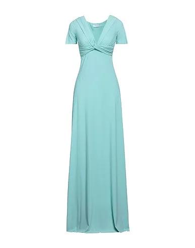 Turquoise Synthetic fabric Long dress