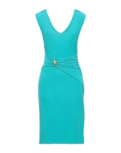 Turquoise Synthetic fabric Short dress