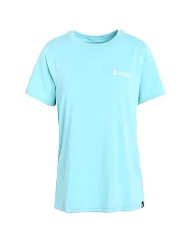 Turquoise Synthetic fabric T-shirt Fino Tech Tee
