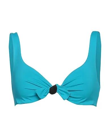 Turquoise Techno fabric Bikini