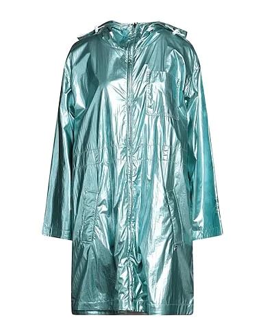 Turquoise Techno fabric Full-length jacket