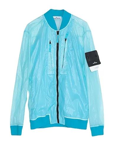 Turquoise Techno fabric Jacket