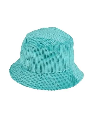 Turquoise Velvet Hat