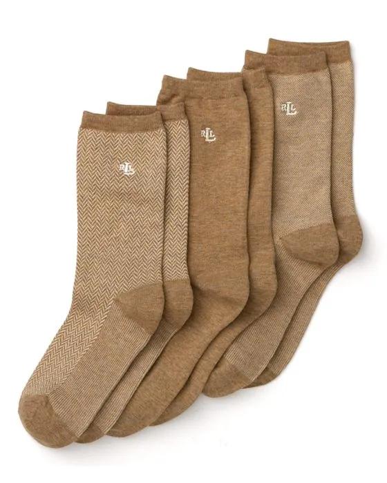 Tweed Trouser Socks, Set of 3