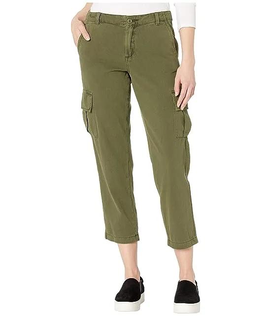 Twill Cargo Pants in Mary Jane