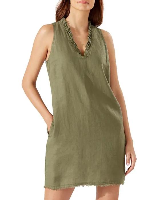 Two Palms Ruffled Shift Dress