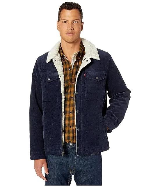 Two-Pocket Trucker with Soft Sherpa