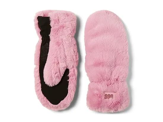 UGG Quilted Faux Fur Mitten