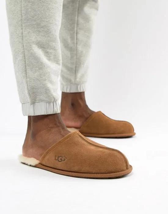 Ugg scuff sheepskin slippers in tan