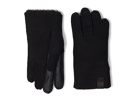 UGG Water Resistant Whipstitch Sheepskin Gloves with Conductive Tech Leather Palm