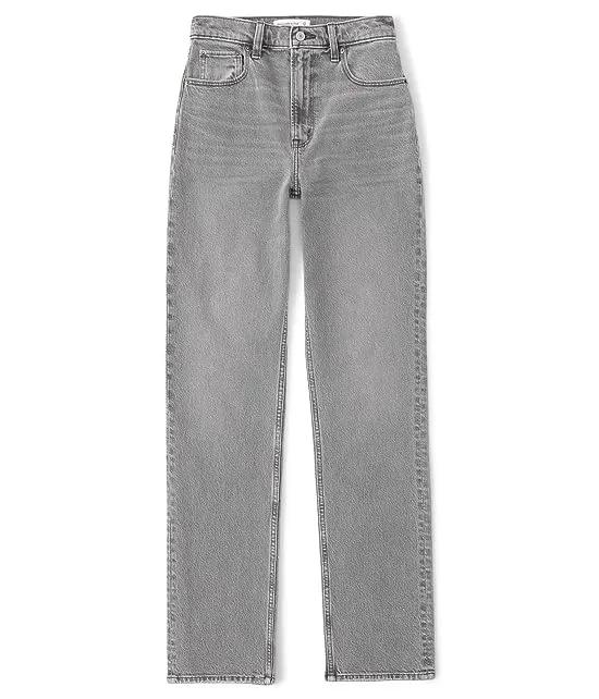 90s Ultra High-Rise Straight Jeans