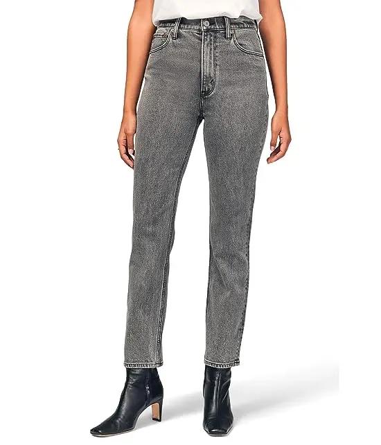Ultra High-Rise Ankle Straight Jeans