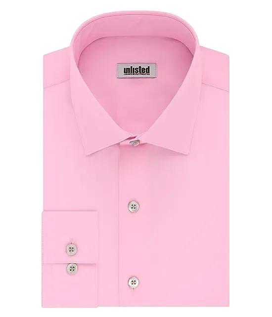 Unlisted Men's Dress Shirt Slim Fit Solid