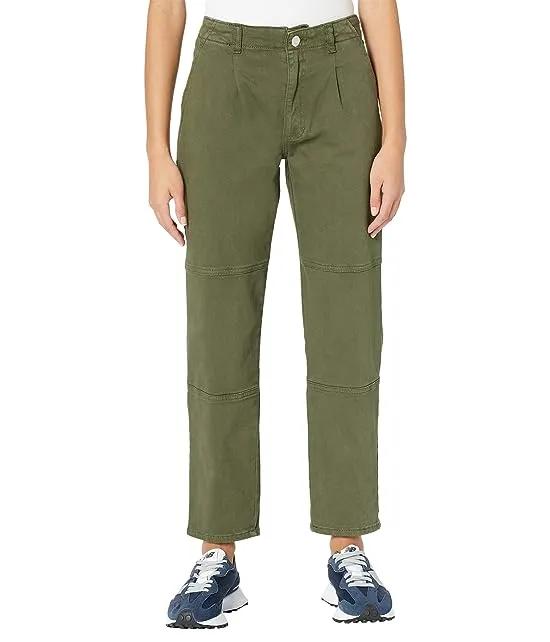 Utility High-Rise Tapered Ankle Pants