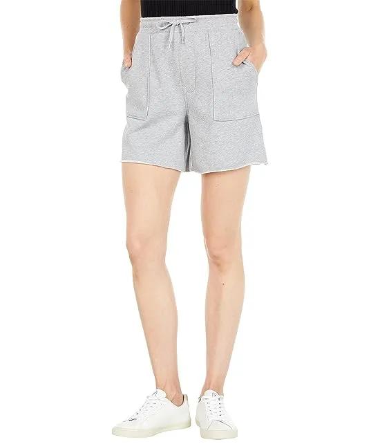 Utility Lounge Shorts in Heather Grey