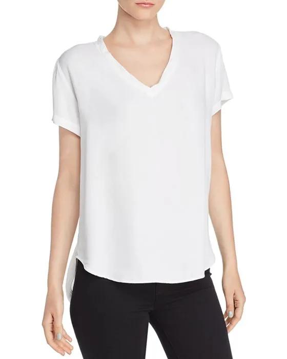 V-Neck High/Low Tee