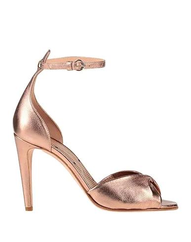 VALENTINO GARAVANI | Rose gold Women‘s Sandals