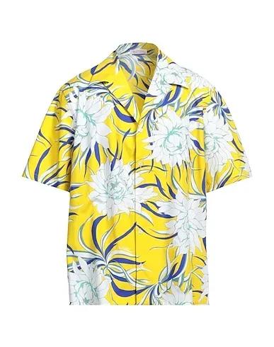 VALENTINO | Yellow Men‘s Patterned Shirt