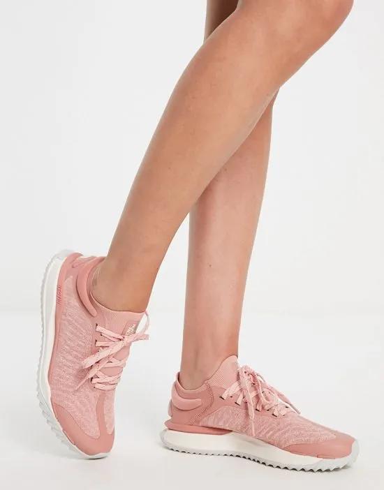 Vectiv Escape knitted sneakers in pink