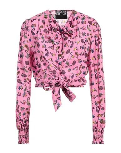 VERSACE JEANS COUTURE | Pink Women‘s Patterned Shirts & Blouses