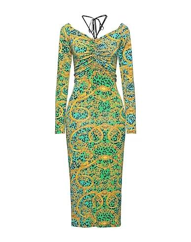VERSACE JEANS COUTURE | Yellow Women‘s Midi Dress