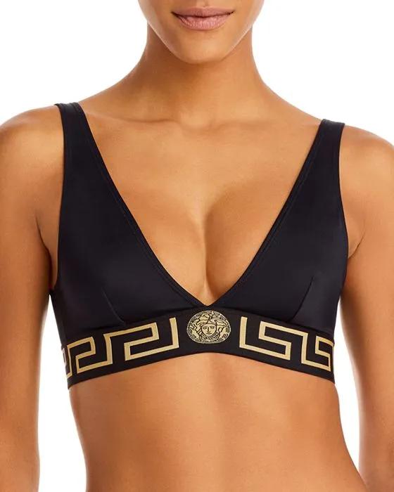 Versace Triangle Bikini Top