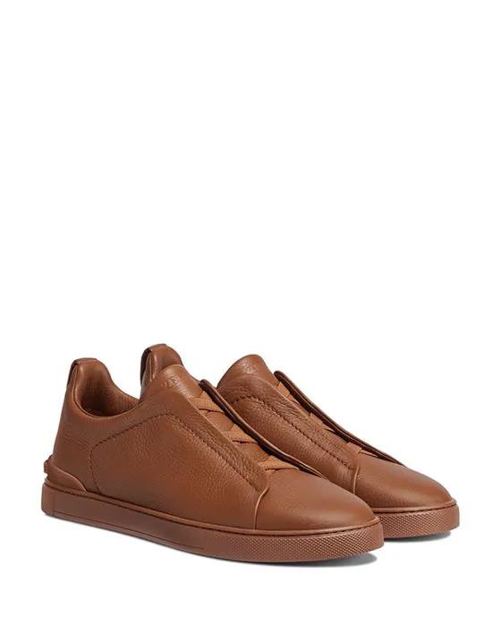 Vicuna Leather Low Top Sneakers
