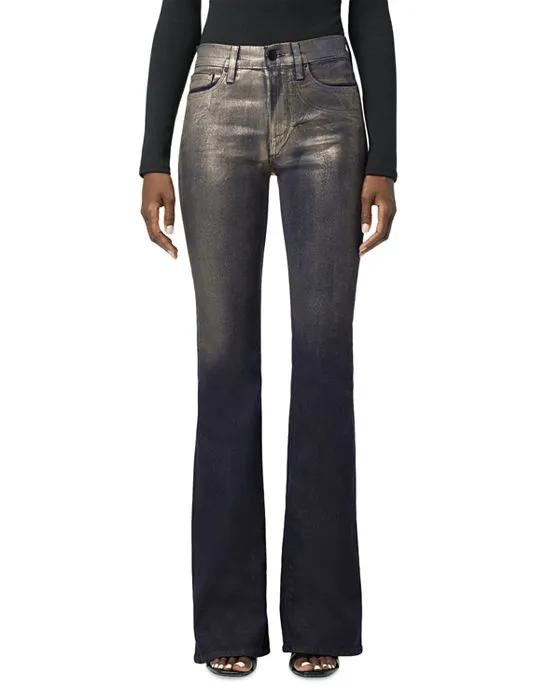 Vintage Havana Barbara High Rise Jeans in Ombre Foil
