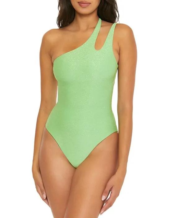   Violet Glimmer One Piece Swimsuit