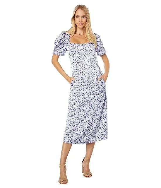 Violetta Short Sleeve Midi Dress