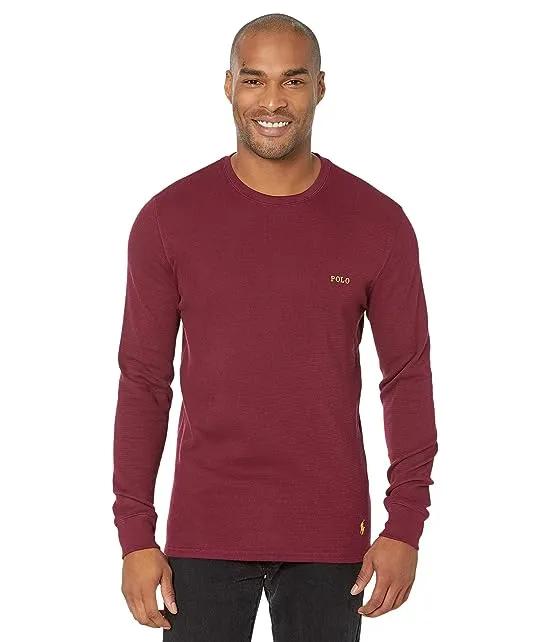 Waffle Long Sleeve Crew