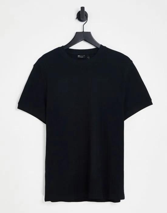 waffle t-shirt in black