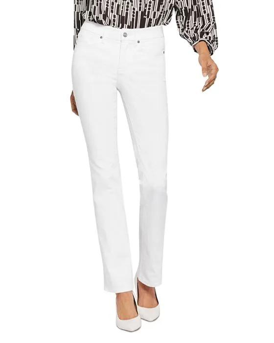 Waist Match™ Marilyn High Rise Straight Jeans in Optic White