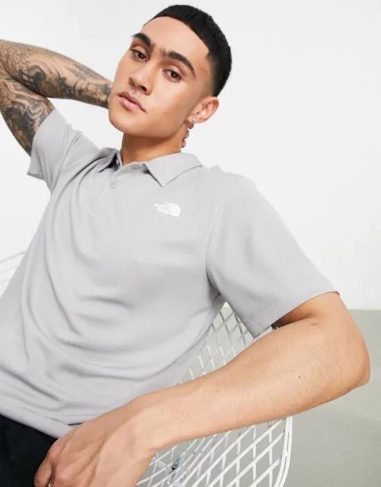 Wander polo top in gray