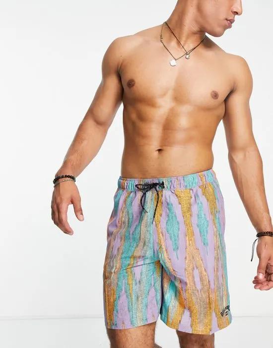 Wasted Times boardshorts in multi