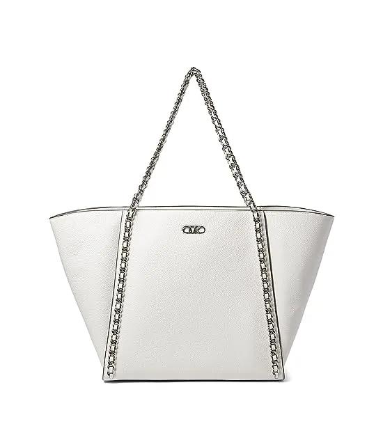 Westley Large Top Zip Chain Tote